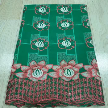 

African Cotton Lace Fabric 2020 High Quality Embroidery Stones Nigerian Lace Wedding Swiss Voile Lace In Switzerland ty83-24