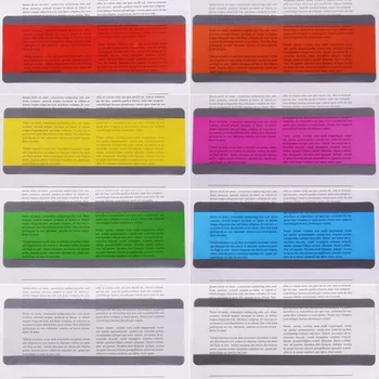 

Reading Bookmark Color Bookmark Highlighting Reading Assistance Strips for Educational Assistance Reading Accessories