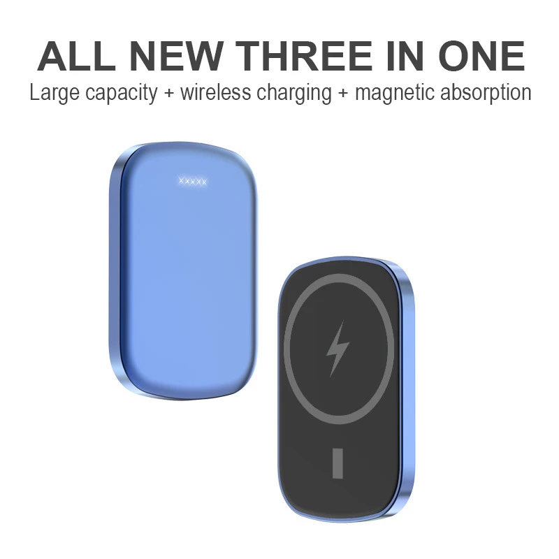 10000mAh Magnetic Wireless 15W Fast Charger For Apple Battery Pack Power Bank For iPhone 13 12 11 Pro Max External powerbank wallcharger Chargers