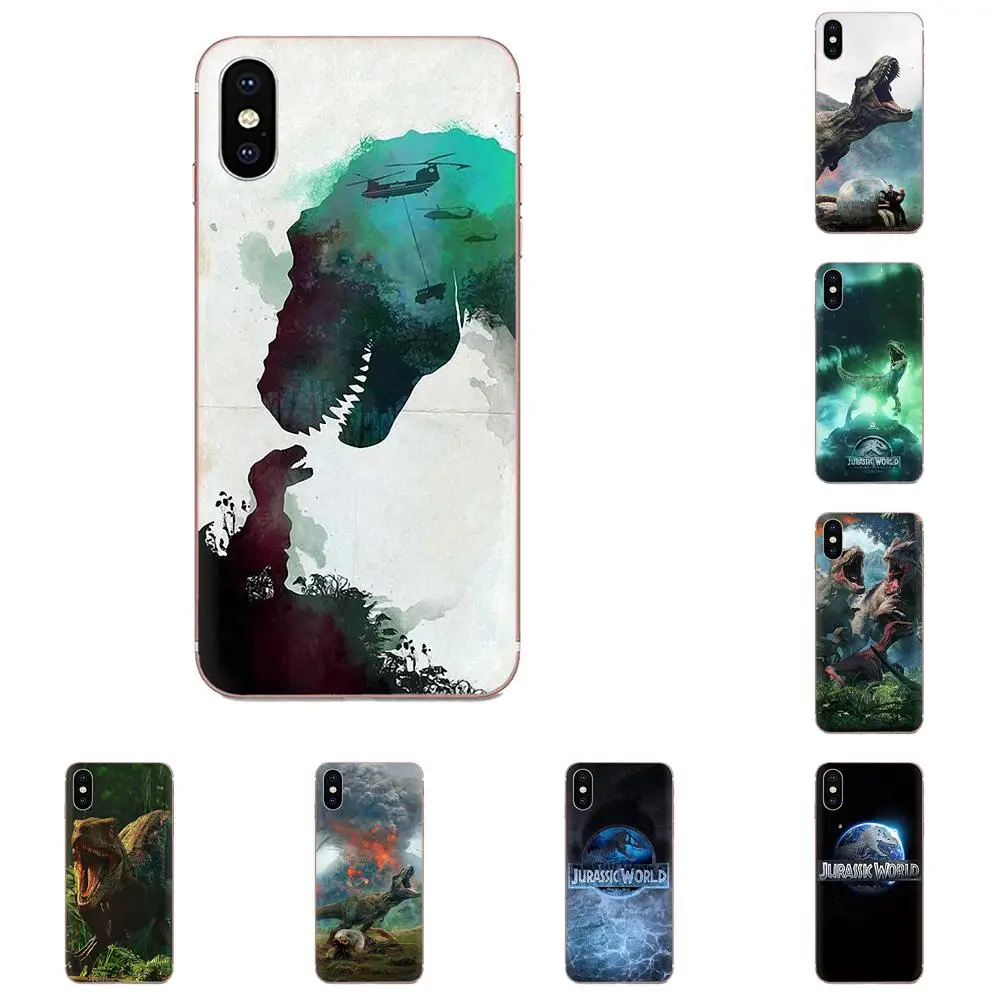 Мягкий чехол Jurassic World для samsung Galaxy Note 5 8 9 S3 S4 S5 S6 S7 S8 S9 S10 5G mini Edge Plus Lite | Мобильные