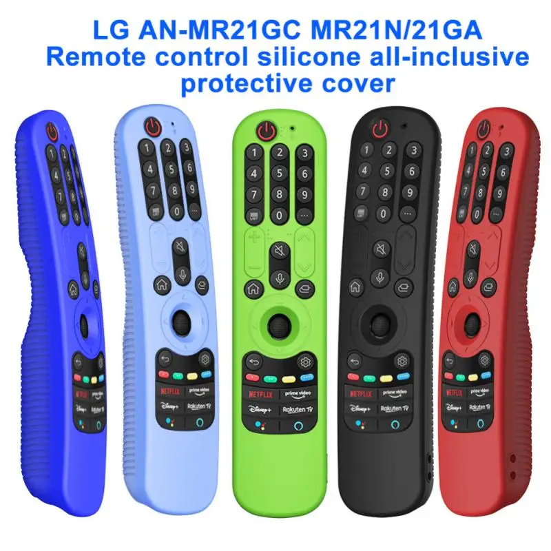 1PCS Smart TV Remote Control Protective Sleeve For LG AN-MR21GC AN-MR21GA AN-MR21N Anti-Drop Silicone Cover Case Dustproof Shell |