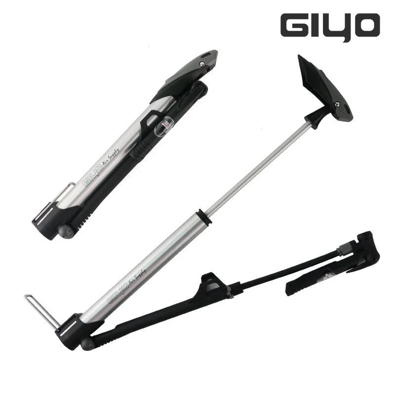 Giyo 140psi Bicycle Stand Pump Bike Pump With Gauge Bicycle Tire