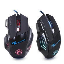 Ergonomico Wired Gaming Mouse 7 Pulsante LED 5500 DPI USB Mouse Del Computer Mouse Del Mouse Gamer X7 Silenzioso Mause Con Retroilluminazione Per PC Del Computer Portatile