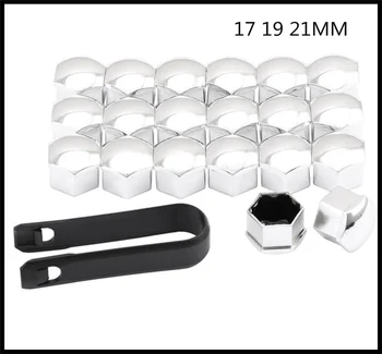 

17 19 21mm Car accessories 20Pcs tire nut bolt protection cap shape for Ford C-MAX Flex B-MAX Atlas Territory Formula Vertrek