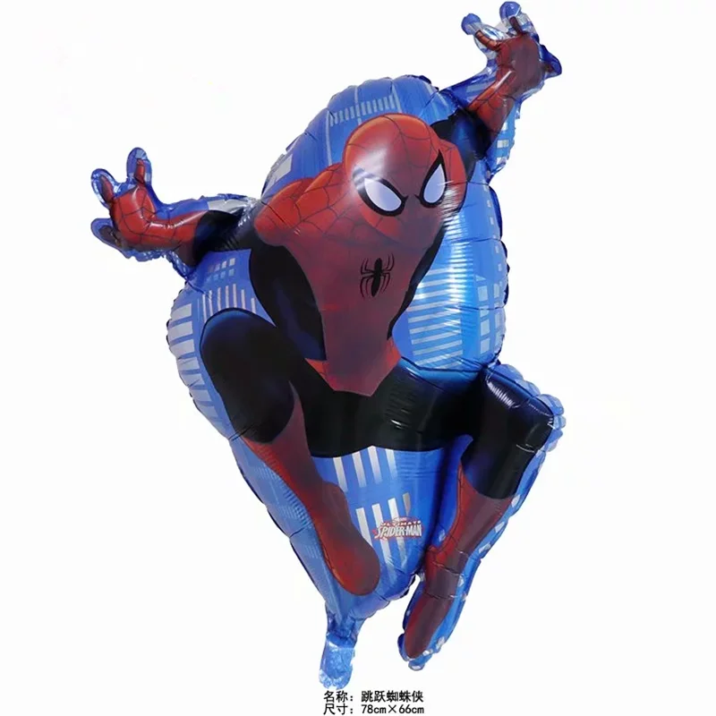 Spider-man Железный человек алюминиевый воздушный шарик на день рождения ребенка вечерние украшения шар друг вечерние украшения мультфильм шар