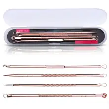 4 шт прыщи, инструмент для устранения угрей черных точек, инструмент для удаления игл, красивые женщины M23#25