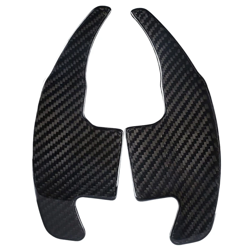 

1 Set Real Carbon Fiber Steering Wheel Paddle DSG Shifter Extension for Ford Mustang 2015-2019
