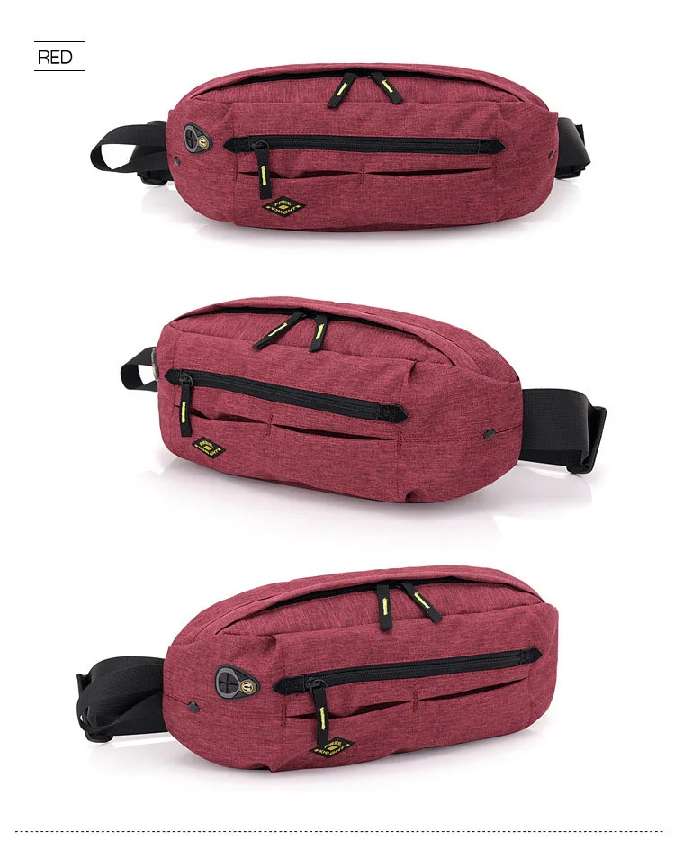 Hot Professional Running Waist Bag Chest Pack Walking City Mobile Phone Belt Pack Men Women Waterproof Fabric Multifunction Bags