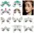 Face Gems, 1 Комплект Mermaid Face Jewels Festival Gems Стразы Rave Eyes Body Временные Наклейки Хрустальные Наклейки Украшения