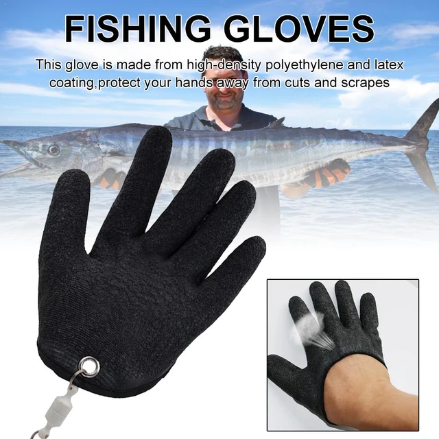 Fishing Catching Gloves - Fishing Catching Gloves Protect Hand Puncture  Fisherman - Aliexpress