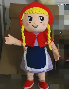 

Little Girl Mascot Costume Suits Cosplay Party Fancy Dress Outfits Advertising Promotion Carnival Halloween Adult Size Christmas