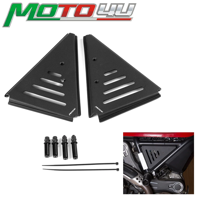 MOTO4U для Ducati скремблер 1 пара мотоциклетная боковая панель обтекатель крышка батареи рамка защита Airbox крышка аксессуары