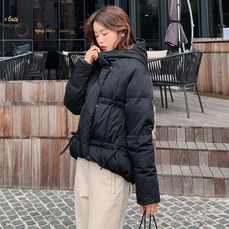 Abrigos Mujer Invierno 2019 короткая зимняя куртка женская меховая хлопковая стеганая