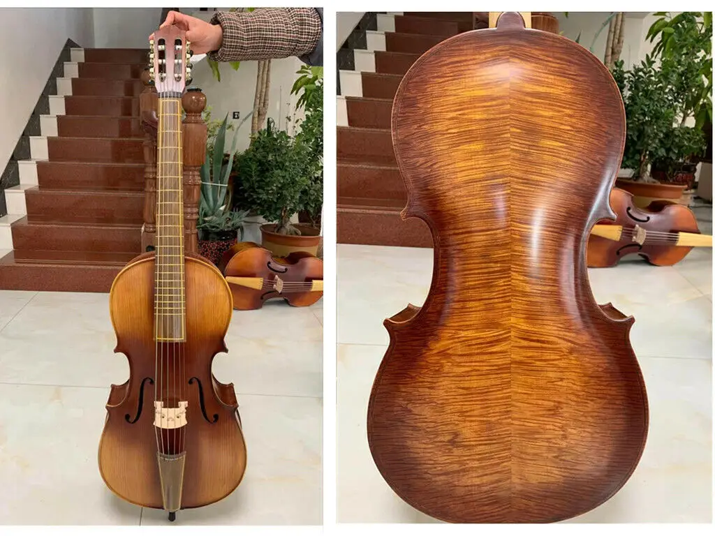 6 strings 23"(1/4) Cello SONG Brand Maestro"arpeggione", big and powerful sound #14960