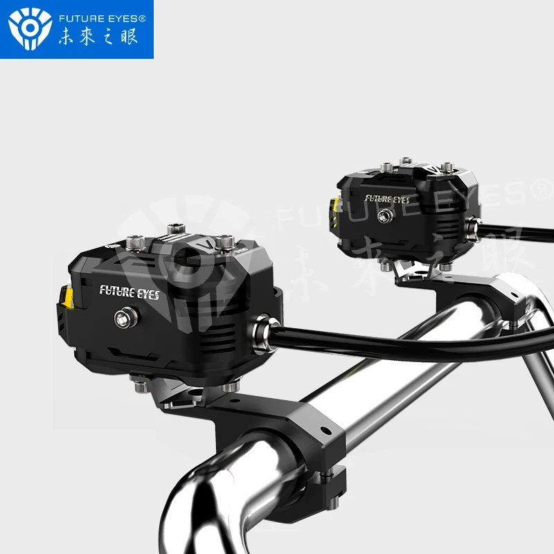 Future Eyes F150 Motorcycle Led Spotlight 6000 LM Electric Vehicle Auxiliary Road Far And Near Light Tangent Light Flashing Lens Motorcycle Led Lights Led Motorcycle Lights Led Lights Motorcycle Driving Lights