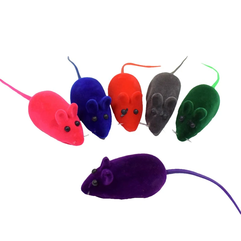 1PC Cat Toy Mouse Sound Plush Rubber Vinyl Cat Toy Mouse Realistic Sound Pet Cat Toy Interactive Mice Funny Cat Toy Cat Supplies