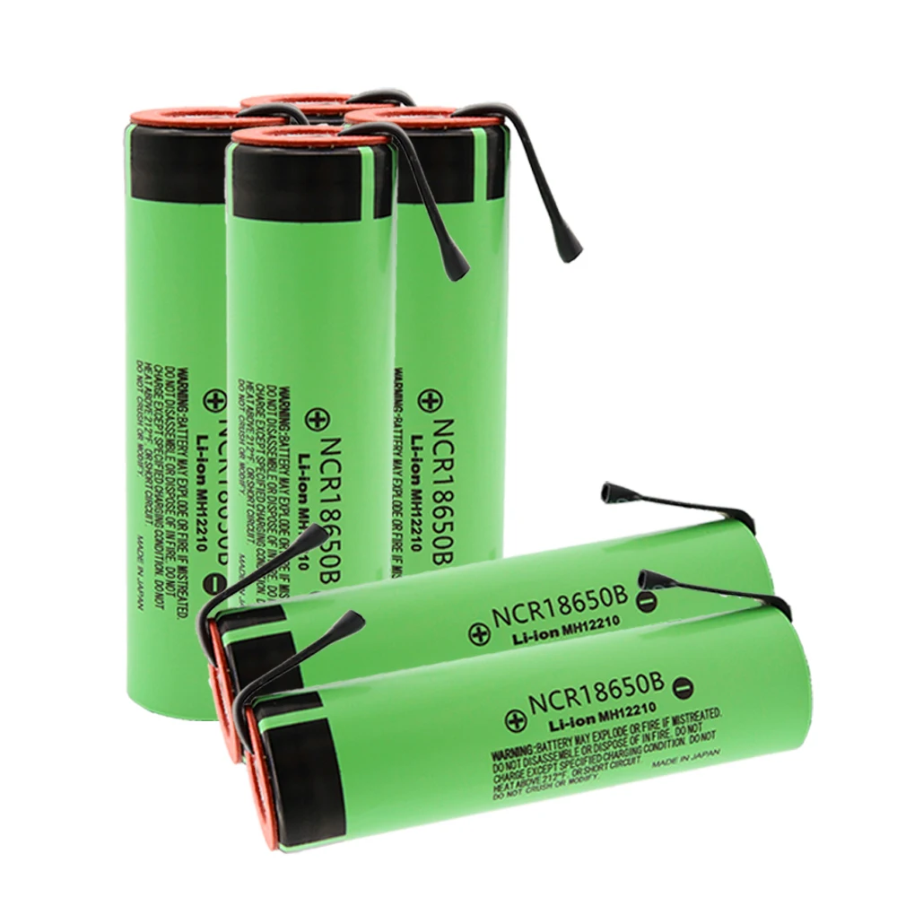 Panasonic NCR18650B 3,7 v 3400mah 18650 литиевая аккумуляторная батарея сварочные никелевые листовые батареи