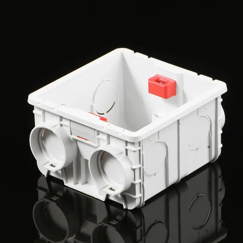 

86-Type PVC Junction Box Wall Mount Cassette For Switch Socket Base