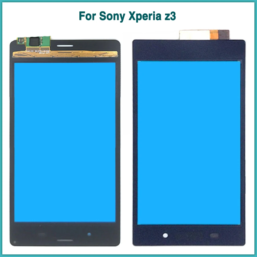 

New Z3 TouchScreen For Sony Xperia z3 L55T L55U D6653 D6633 D6603 Touch screen Panel Digitizer Sensor front Glass Lens