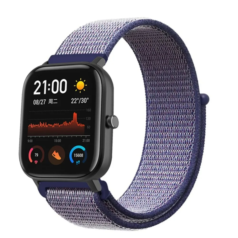 COMLYO 20 мм наручные часы для Xiaomi Huami Amazfit GTS браслет сменный браслет наручных часов ремешок для Huami Amazfit Bip ремешок
