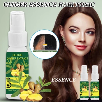 

Hot Hair Growth Spray Ginger Essence Hair Growing Spray Fast Grow Hair for Women Men 30ml t6