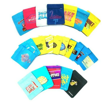 

30 Types Blue Cookies Mylar Bags California Sf 8Th 35G Plastic Baggies Smell Proof Gift Edibles Flower Dry Herb