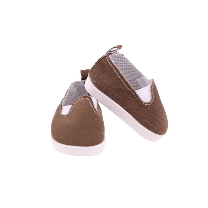 Doll Shoes For 43 cm Born Baby Clothes Items Accessories & 18 Inch American Doll Girl Toy & Nenuco Gift 7 cm doll shoes