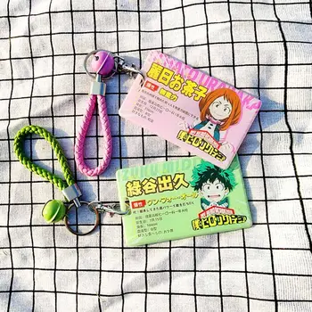 

Anime My Hero Academy Series Character Cartoon Pattern Cute Bus Card Set Student Card Set