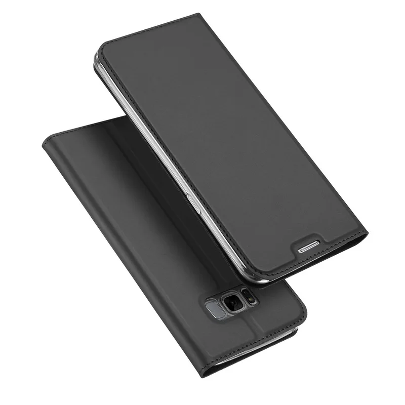 Магнитный кожаный чехол-книжка для samsung Galaxy S10 S9 S8 плюс S7 Edge Note 8 9 A7 A9 J4 J6 J8 A8 A6 A5 A3 J3 J5 J7