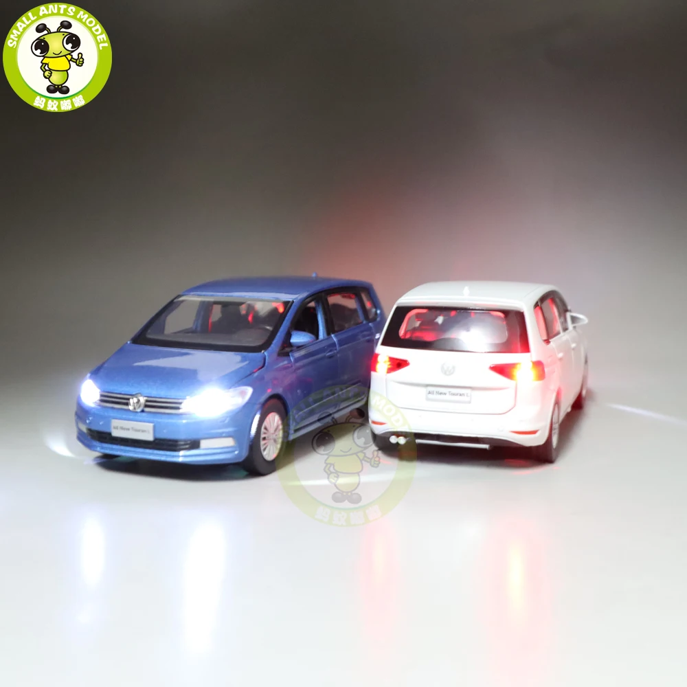 1/32 Jackiekim TOURAN MPV VAN Diecast Модель автомобиля игрушки Детский звуковой светильник подарок