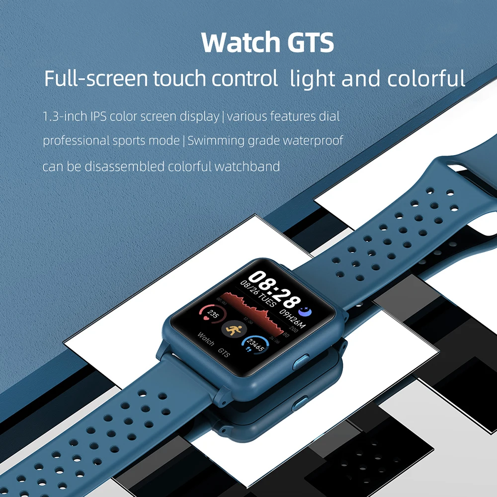 P8 Smartwatch IP67 Waterproof Wearable Device Bluetooth Pedometer Heart Rate Monitor Color Display Smart Watch for Android/iOS