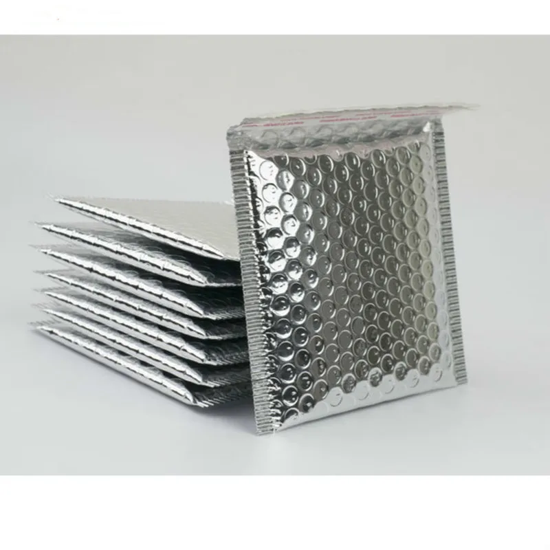 

Серебристые курьерские Сумки самоклеющиеся пакеты для хранения пластиковые полиэтиленовые Конверты Почтовые почтовые пакеты для хранения 20*28 см