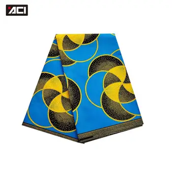 

ACI New Fashion Veritable Wax African Ankara Fabrics 6 Yards Veritable Wax African Printed Fabric Nigeria Batik Wax For Dresses