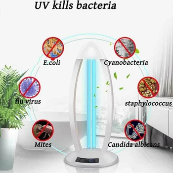 

UV Germicidal Lamp Household Mobile Home Mites Germicidal Lamp Kindergarten School Ultraviolet Light Disinfection Remote Control