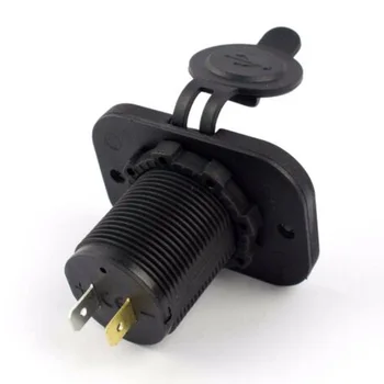 

Car Charger Socket 3.1A Dual USB Port Outlet 12V LED Blue Accessories Dustproof