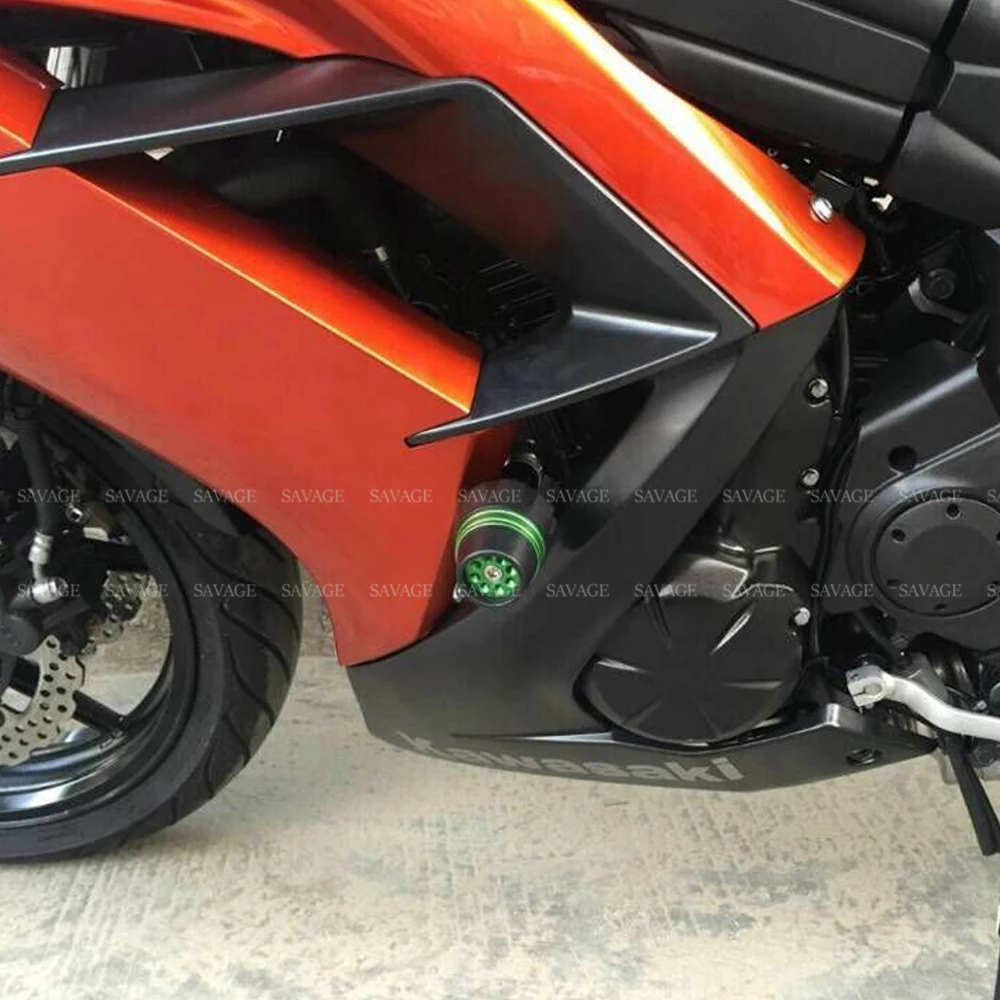 Рамка Ползунки Крушение протектор для KAWASAKI ER6F ER-6F NINJA 650 2012- аксессуары для мотоциклов катушка защита от падения