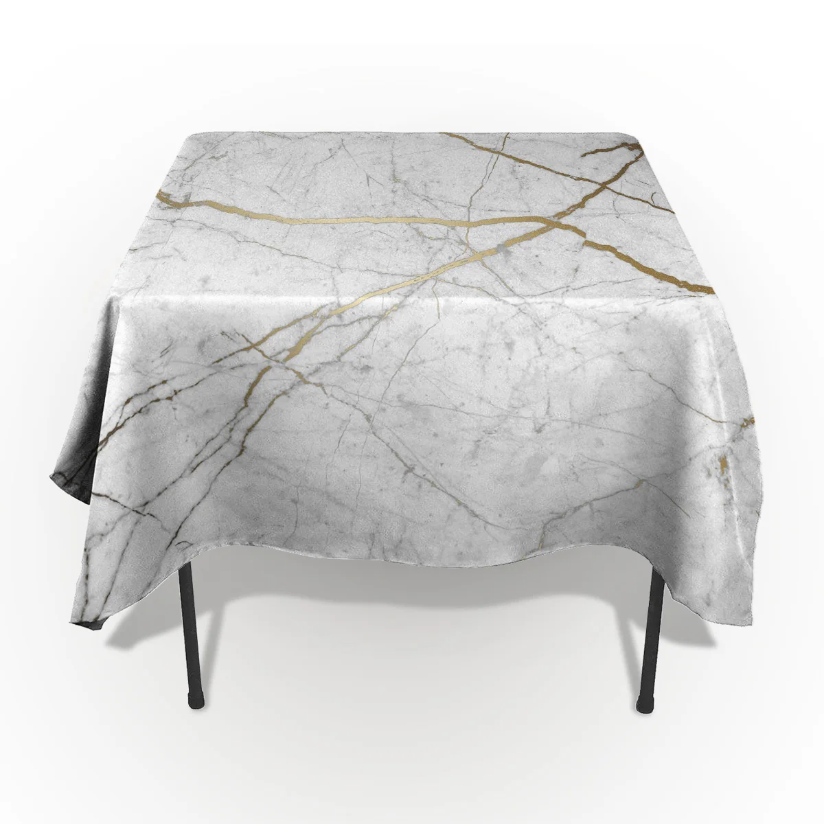 

Gold Flash Marble Trend Tablecloth Rectangular Dining Desk Table Cover Mat Kitchen Wedding Birthday Party Soft Table Cloths