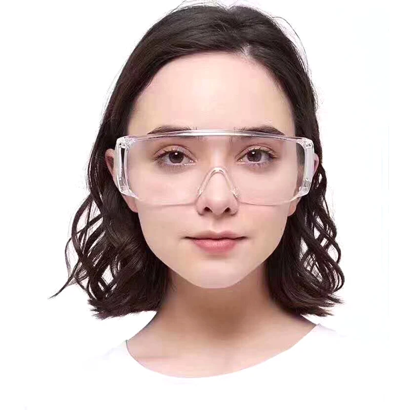 

PC-Safety Glasses Eye Protection Anti-Dust&Shock Goggles Transparent Eyepiece Chemical Gafas Proteccion