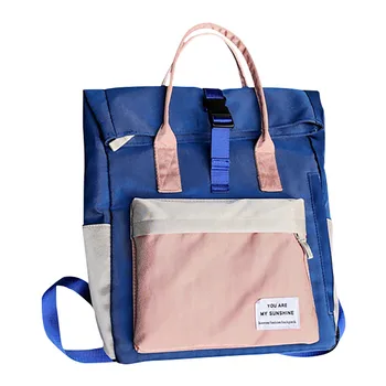 

Backpack Women Large Capacity Fashion Simple School Backpack Girl Fashion Women Backpack Packages Shoulder Handle Bags K724
