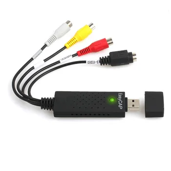 

USB 2.0 VHS To DVD Audio Video Converter Capture Full Scart Kit With Leads & Cable RAM 1024MB Software CD 4GB computer/laptop