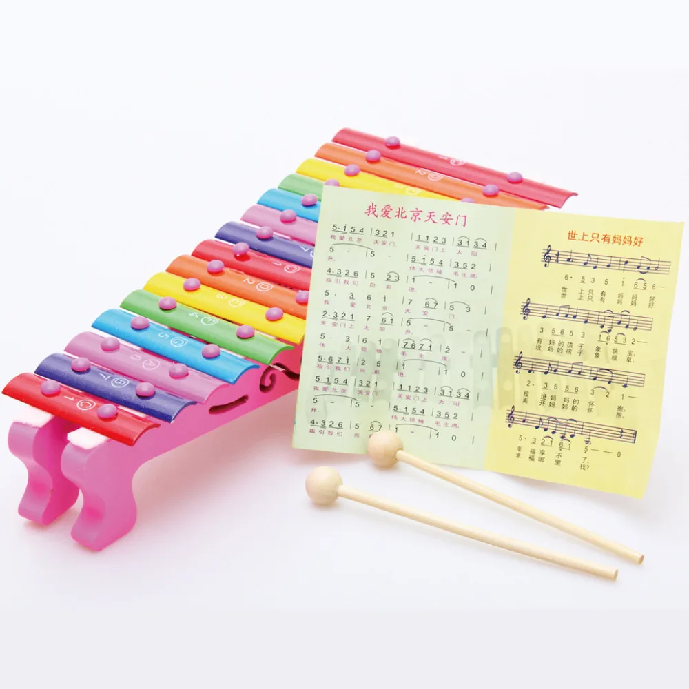 Детские Музыкальные инструменты деревянная классический ксилофонная музыка игрушки для детей деревянная игрушка/подарок Ксилофоны детская музыкальная игрушка Детские игрушки для малышей 2 года