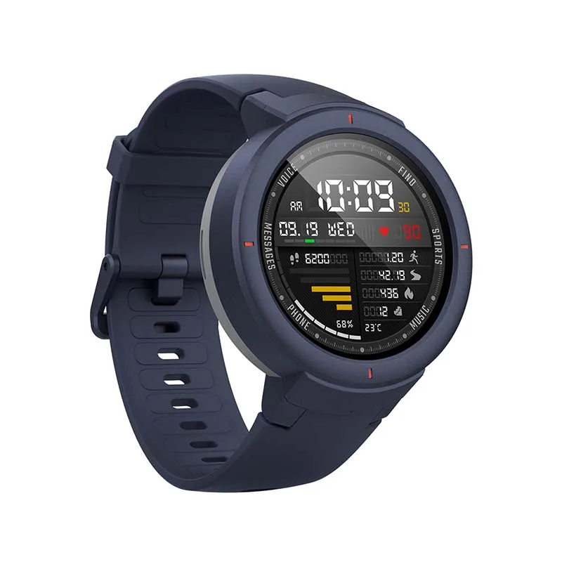 US $102.28 Amazfit Verge Sport Smart Watch GPS GLONASS Heart Rate Monitor Smart Message Push For Android Phone IOS Global Version