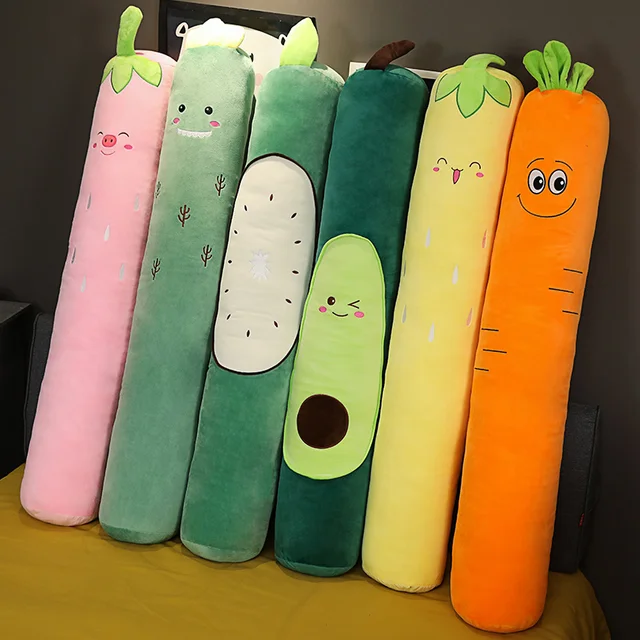 Cartoon Plush Toys Avocado Cute Dinosaur Long Soft Toys Office Lunch Break Nap Sleep Pillow Cushion Stuffed Gift Doll for Kids 6