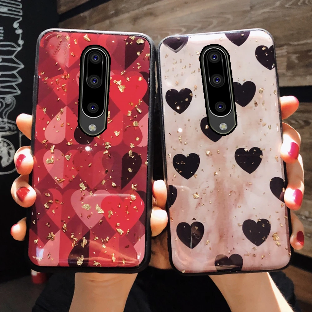 YUETUO ТПУ блестки чехол на заднюю панель телефона для oneplus one plus 7 pro oneplus7 аксессуары