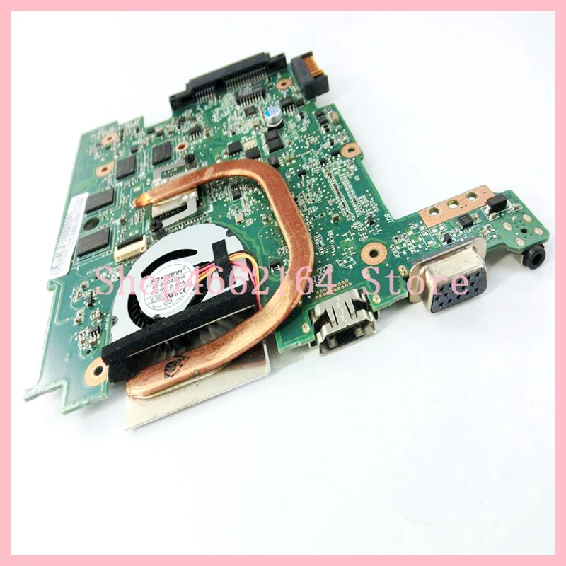 Laptop Motherboard para Asus Eee pc 1015bx Rev:2.1g com Dissipador de Calor Notebook Mainboard 100 Testado ok - Imagem 4