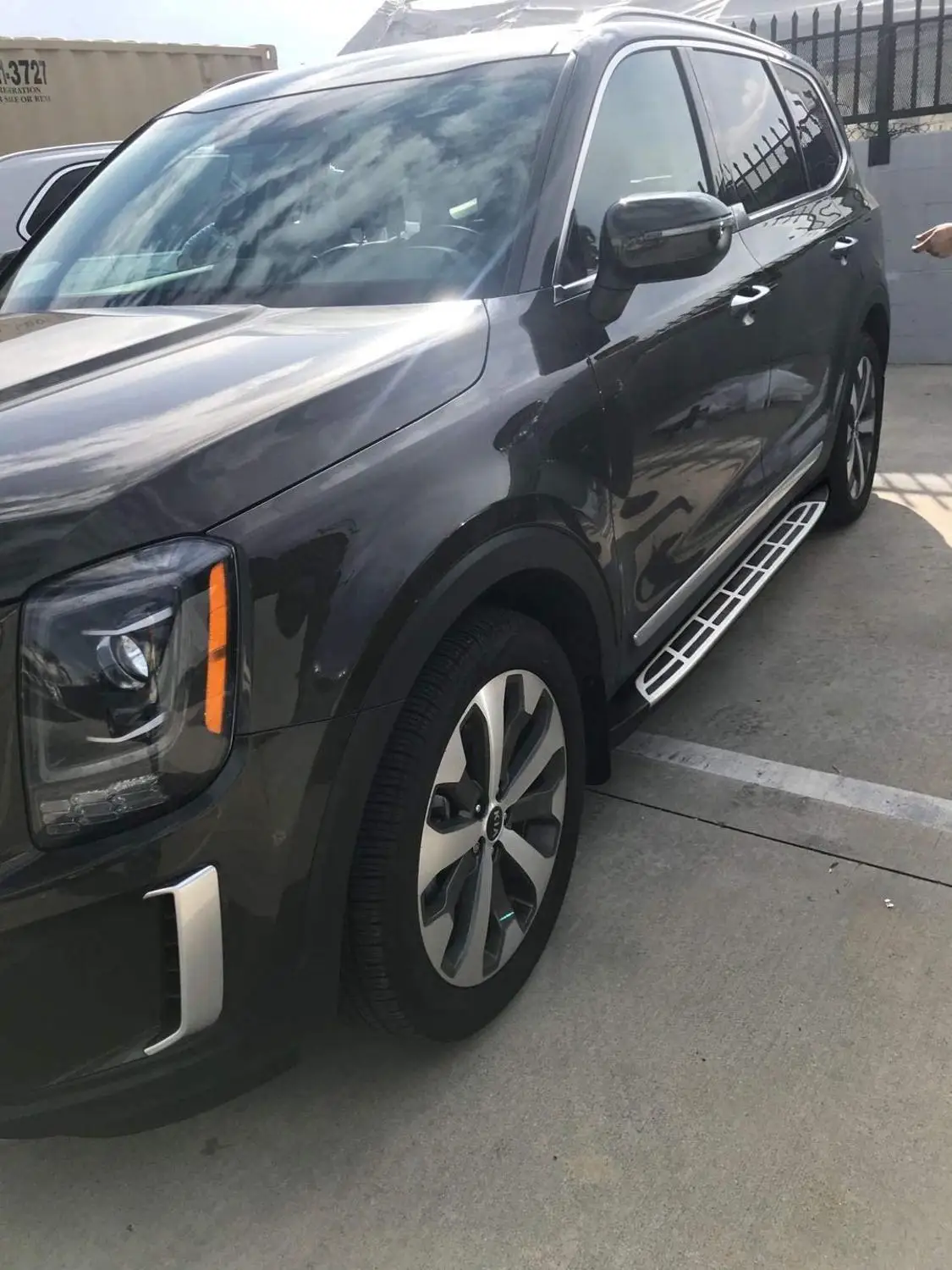 2 шт. фиксированные беговые доски подходят для 2019 2020 Kia Telluride боковые ступени Nerf Bars