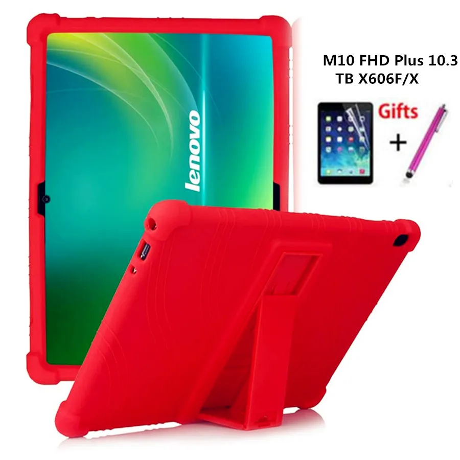 Чехол для Lenovo Tab M10 FHD Plus TB X606F 10 3 дюйма мягкий силиконовый чехол подставка P10 1