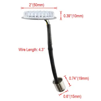 

2Inch Turn Signal Lights 1157 Front Turn Signal Lights Newest Protable