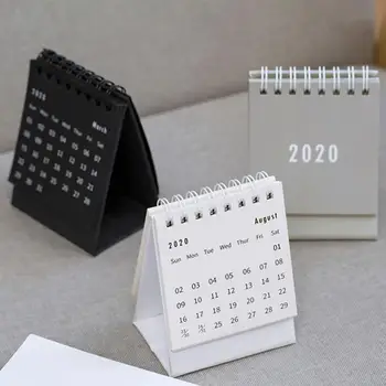 

вечный календарь Simple Mini Desk Calendar Home Office Monthly Weekly Daily Planner календарь 2020настенный для школы calendario