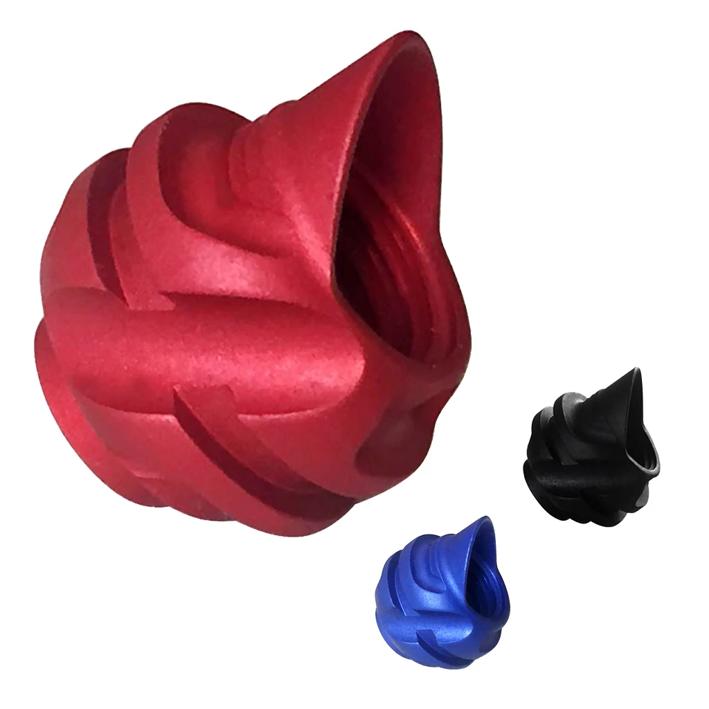 Aluminium Alloy 45 Degree Archery Bow Hooded Peep Sight Hunting Shooting Accessories for Compound Bow Black Blue Red